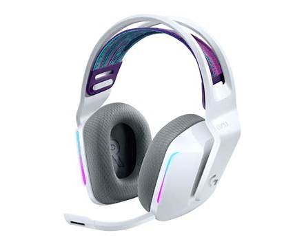 LOGITECH G733 LIGHTSPEED WIRELESS RGB GAMING HEADSET (WHITE)