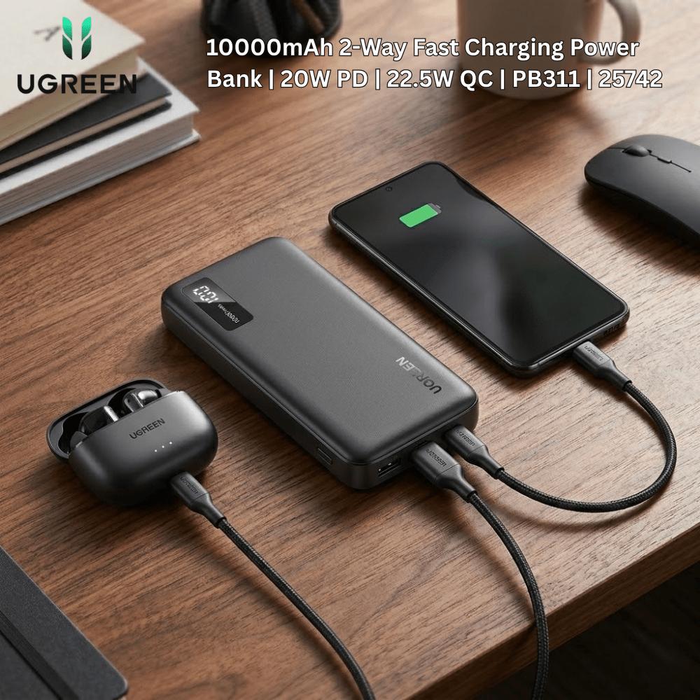 UGREEN PB311 10000mAh Two-way Fast Charging Power (20W)
