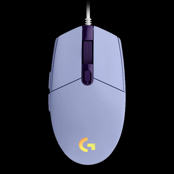 LOGITECH G102 LIGHTSYNC CORDED MOUSE (PURPLE) image 2