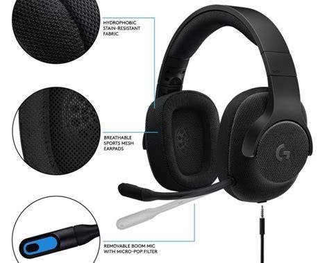 LOGITECH G433 7.1 SURROUND GAMING HEADSET TRIPLE BLACK