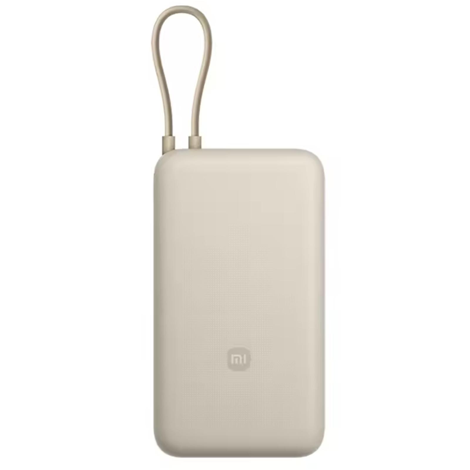 XIAOMI 33W POWER BANK 20000MAH (INTEGRATED CABLE) TAN GL image 3