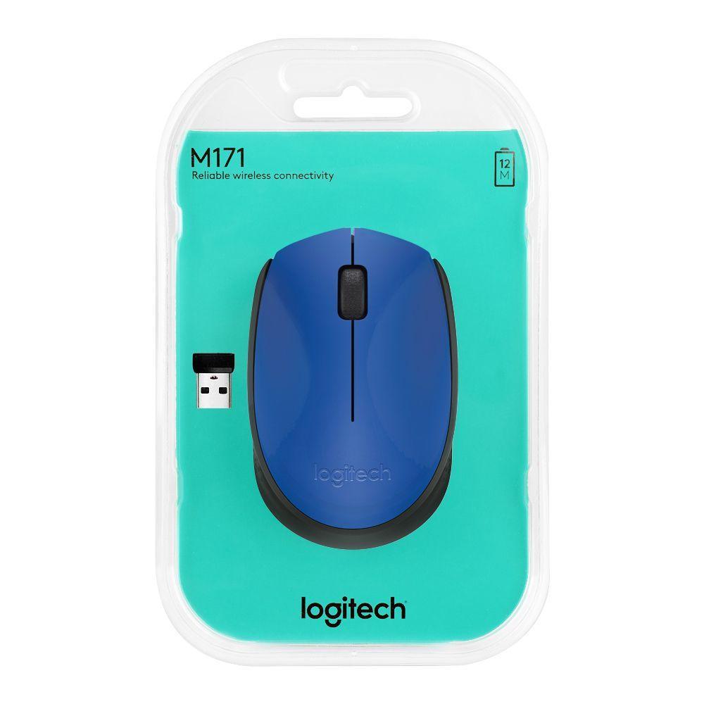 Logitech M171 Wireless Mouse -Blue