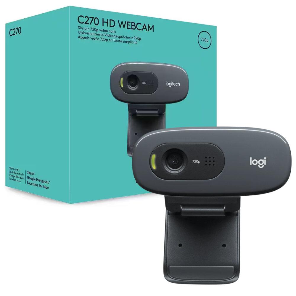 Logitech C270 720p HD Webcam (USB)