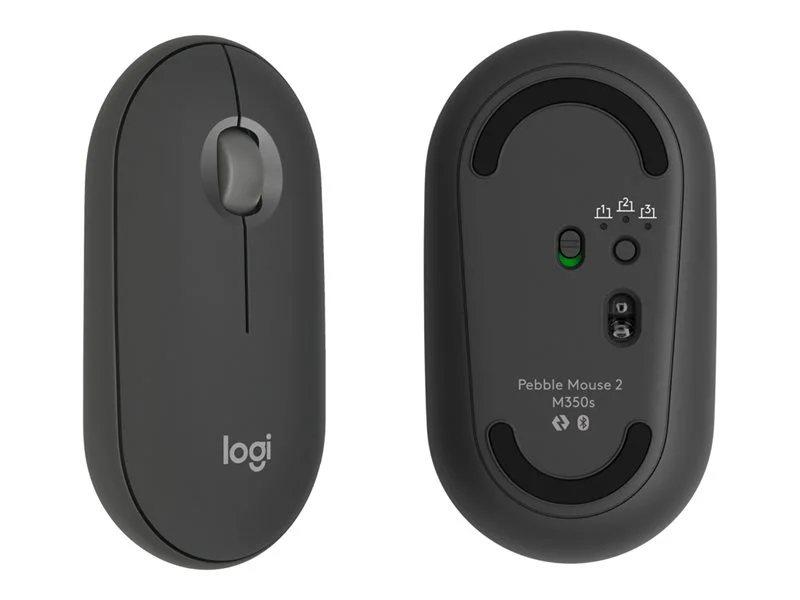 Logitech M350S Pebble 2 Bluetooth Mouse - Tonal Graphite (Dongless) image 2