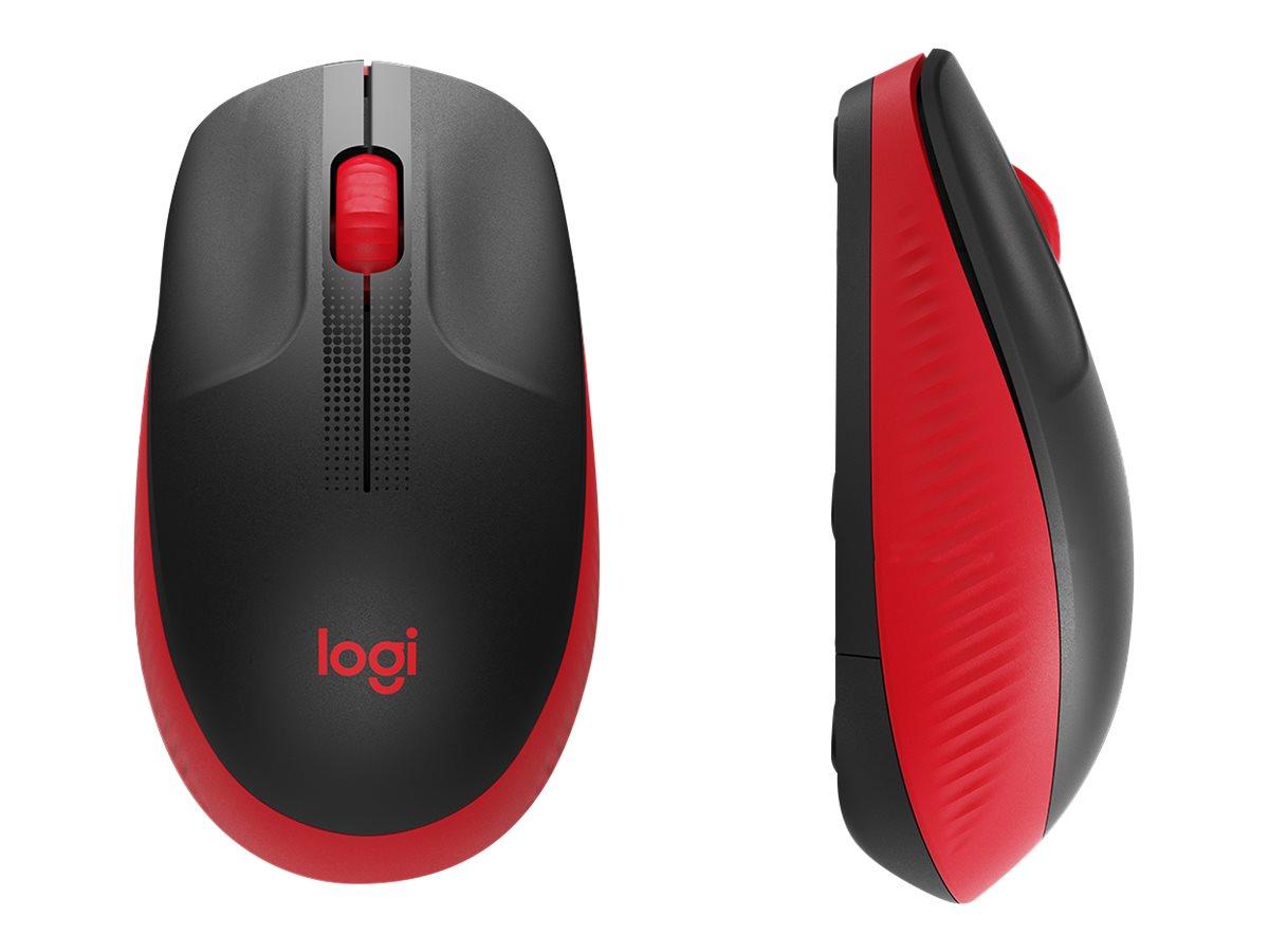 LOGITECH M190 RED WIRELESS MOUSE