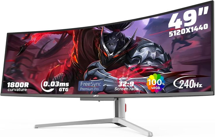 Dahua EW410CA 49-inch DQHD Curved Gaming Monitor image 2