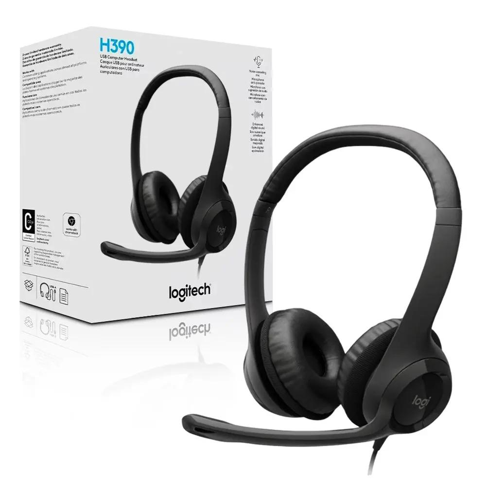 Logitech H390 USB Headset with Noise-Canceling Mic