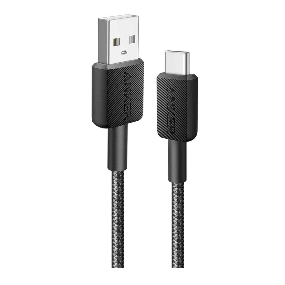 ANKER 322 USB-A TO USB-C CABLE (3FT BRAIDED) BLACK image 3