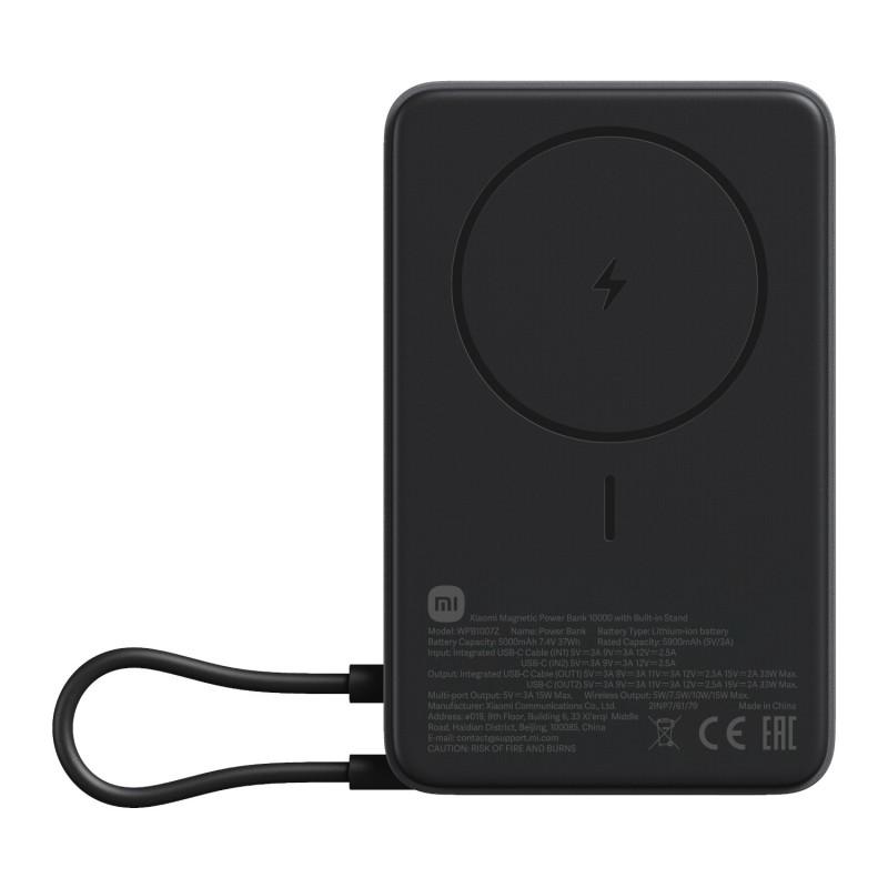 XIAOMI MAGNETIC POWER BANK 10000 WITH BUILT-IN STAND GRAY image 3