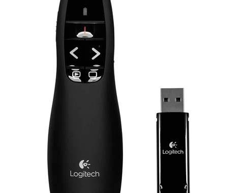 Logitech R400 Wireless Presenter - Black