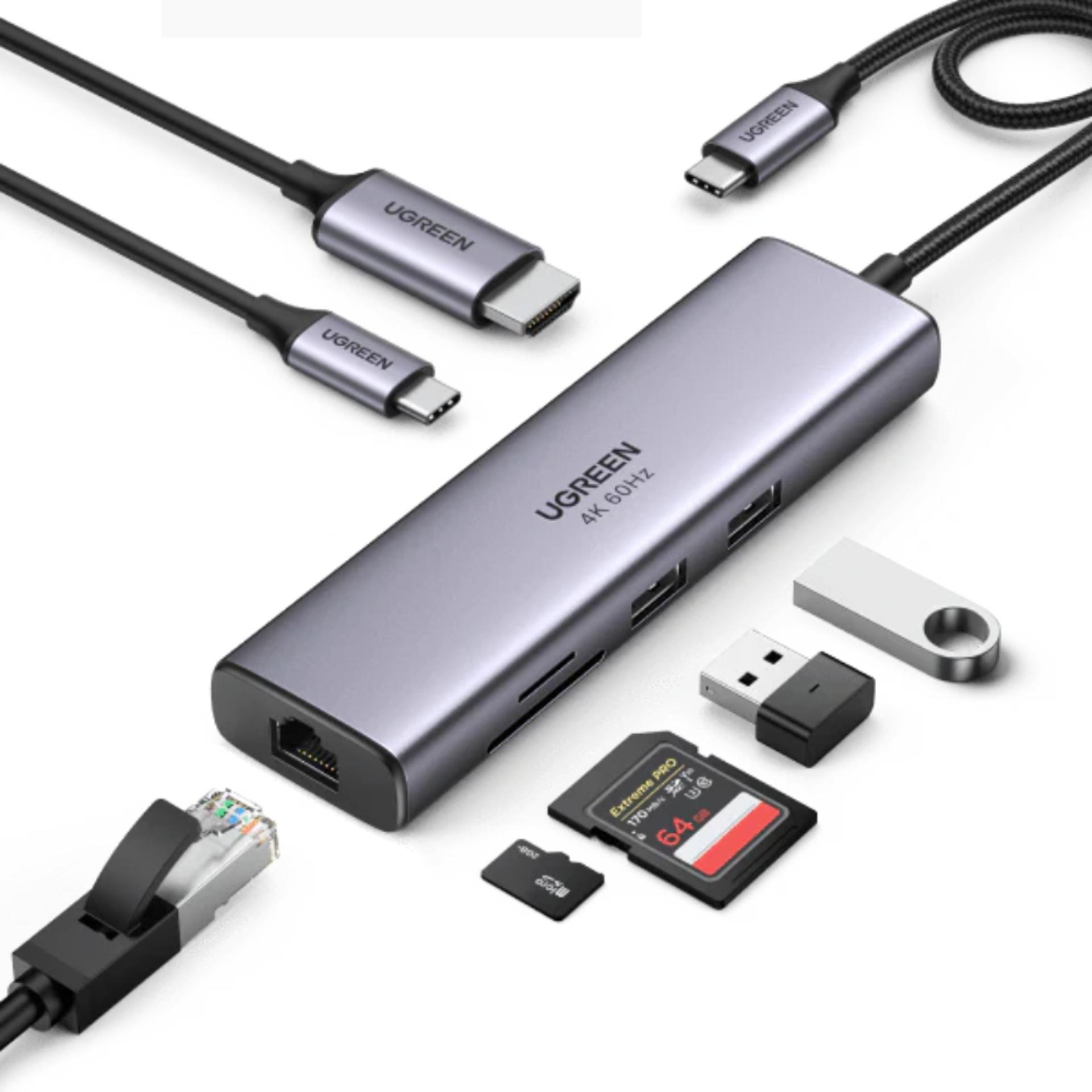 UGREEN CM512 7-in-1 USB-C Docking Station 4K 60Hz image 3