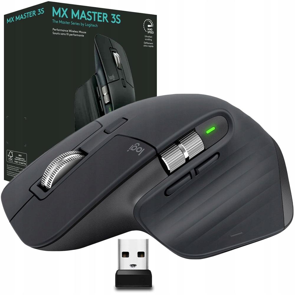 Logitech MX Master 3S Performance Wireless Gaming Mouse – Graphite