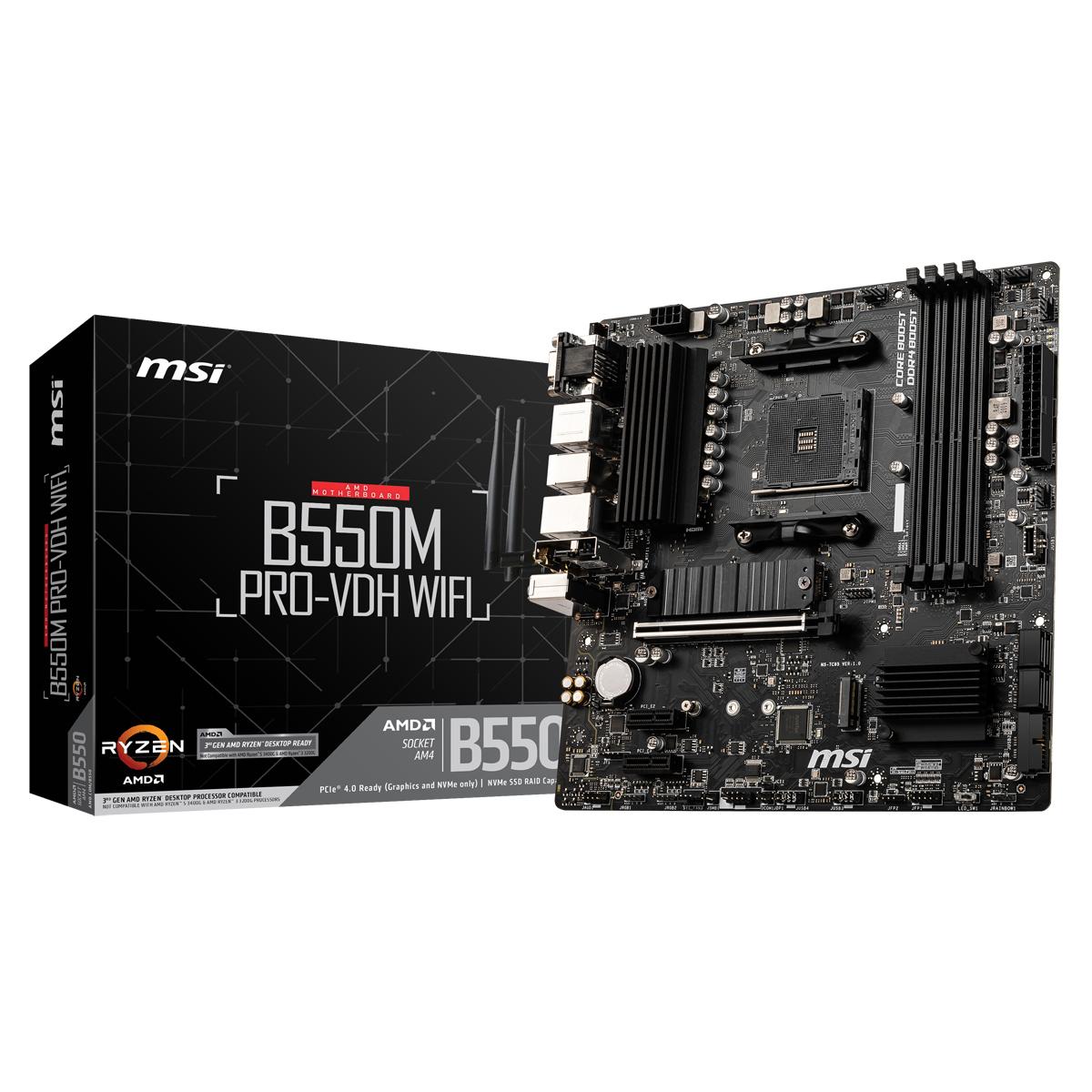 MSI B550M PRO-VDH WIFI motherboard