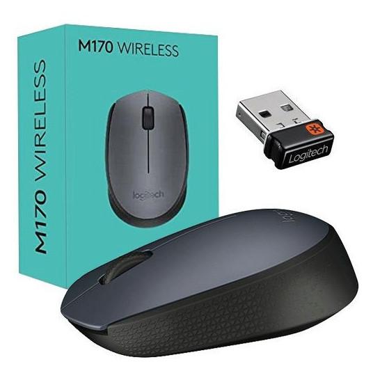 Logitech M170 Wireless Mouse - Grey