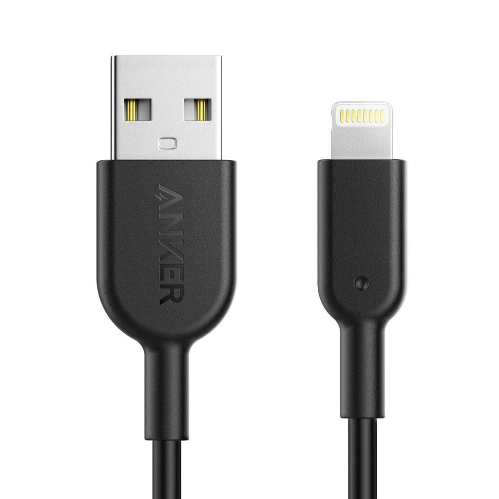 ANKER POWERLINE II WITH LIGHTNING CONNECTOR 3FT BLACK image 2