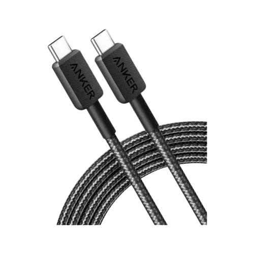 ANKER 322 USB-C TO USB-C CABLE (3FT, 60W, BRAIDED) BLACK image 2