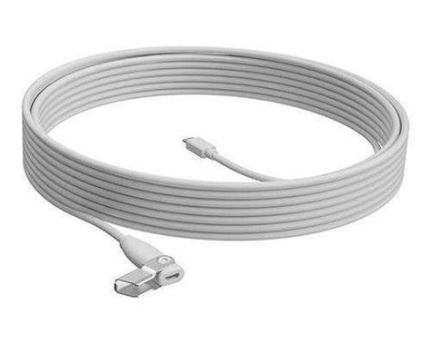 LOGITECH RALLY MICPOD EXTENSION CABLE OFF WHITE image 3