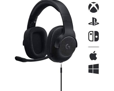 LOGITECH G433 7.1 SURROUND GAMING HEADSET TRIPLE BLACK image 2