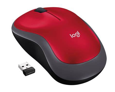 LOGITECH M185 RED WIRELESS MOUSE image 3