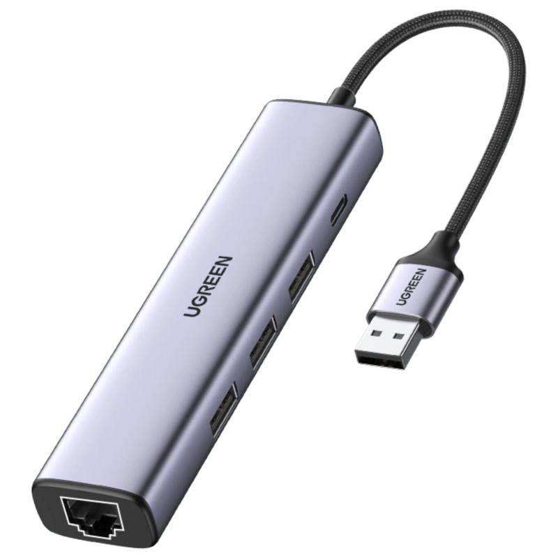 UGREEN CM475 USB 3.0 to 3-Port USB Hub with Gigabit Ethernet Adapter image 3