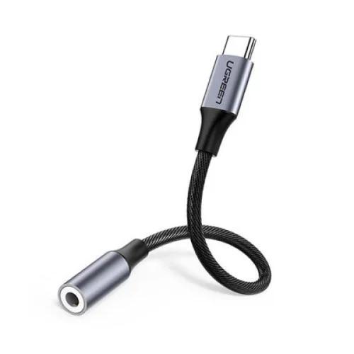 UGREEN AV142 USB-C to 3.5mm Female Audio Adapter 10cm Gray image 3
