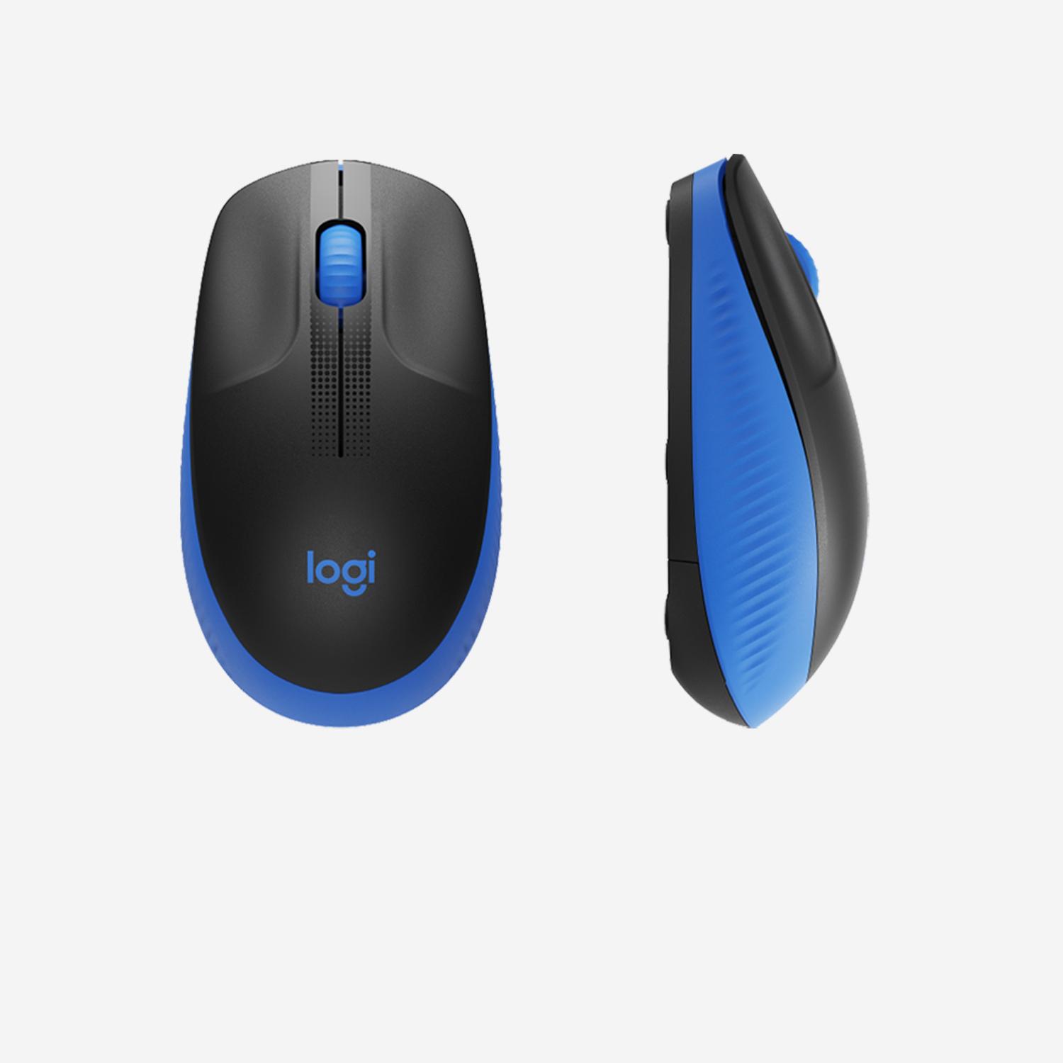 LOGITECH M190 BLUE WIRELESS MOUSE image 2