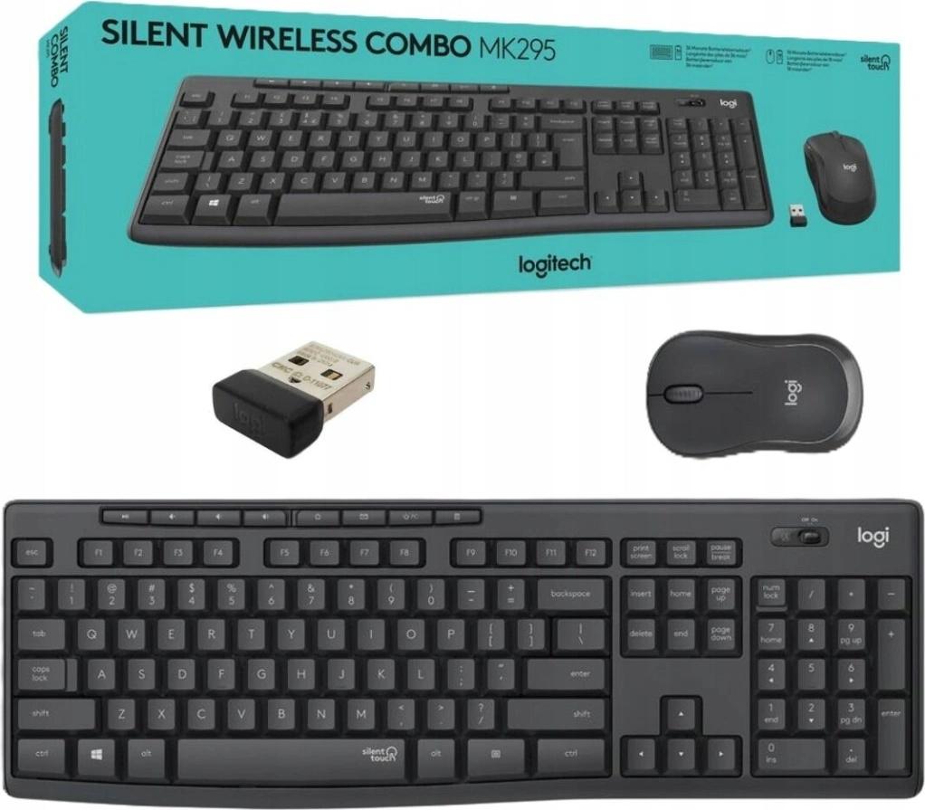 Logitech MK295 Silent Wireless Combo - Graphite