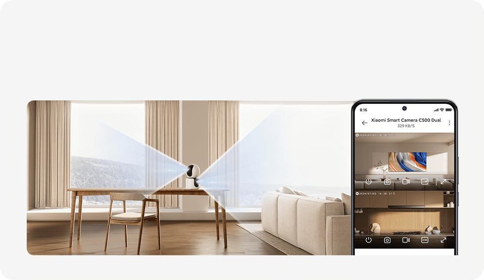 XIAOMI SMART CAMERA C500 DUAL EU image 3