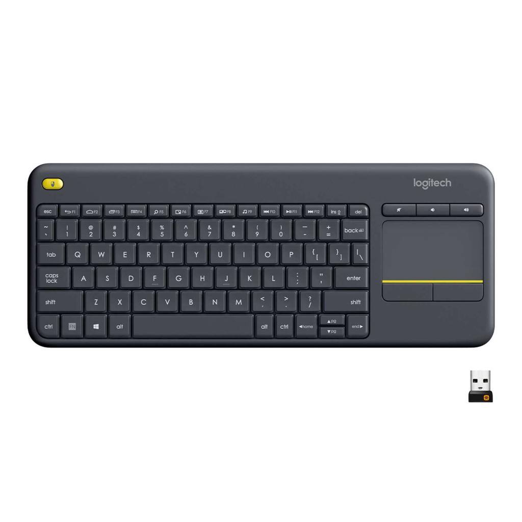LOGITECH K400 PLUS FULL SIZE WIRELESS KEYBOARD AND MOUSE image 2
