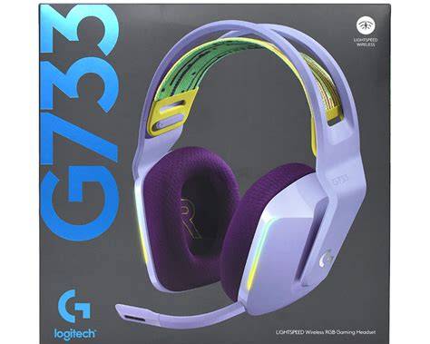 LOGITECH G733 LIGHTSPEED WIRELESS RGB GAMING HEADSET (LILAC)