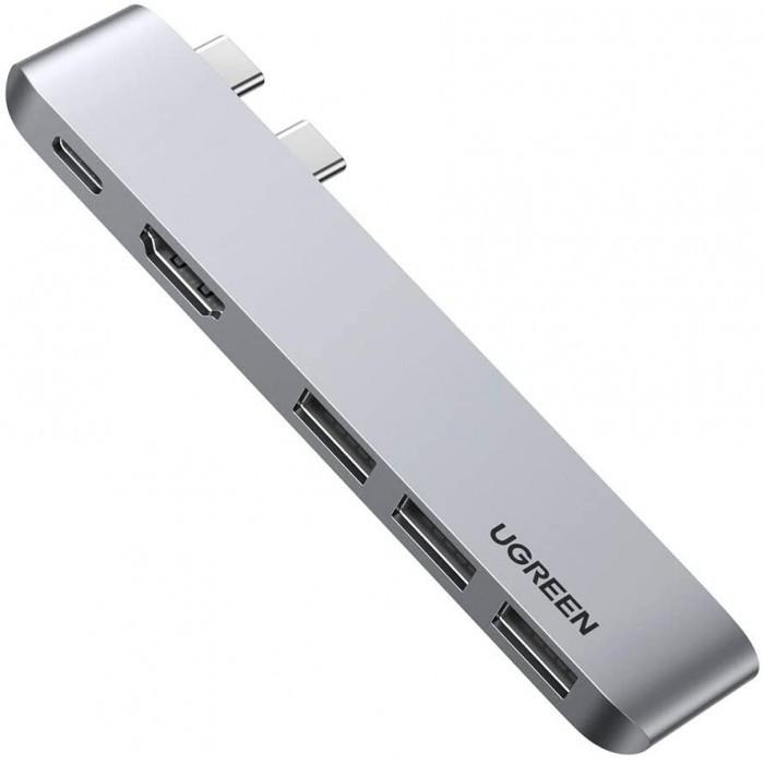 UGREEN CM251 5-in-2 Dual USB-C MacBook Docking Hub with HDMI and 100W PD image 3