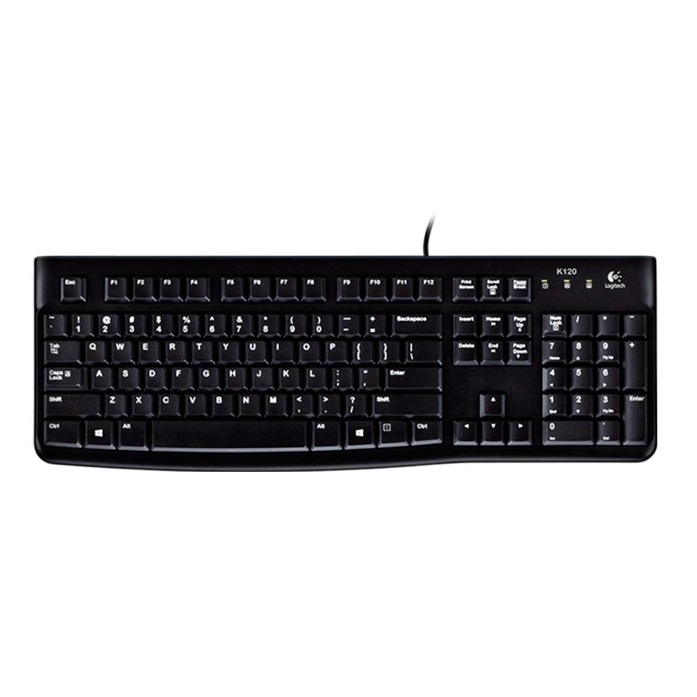 Logitech K120 Wired Keyboard(KB-Sequoia) -Black image 3