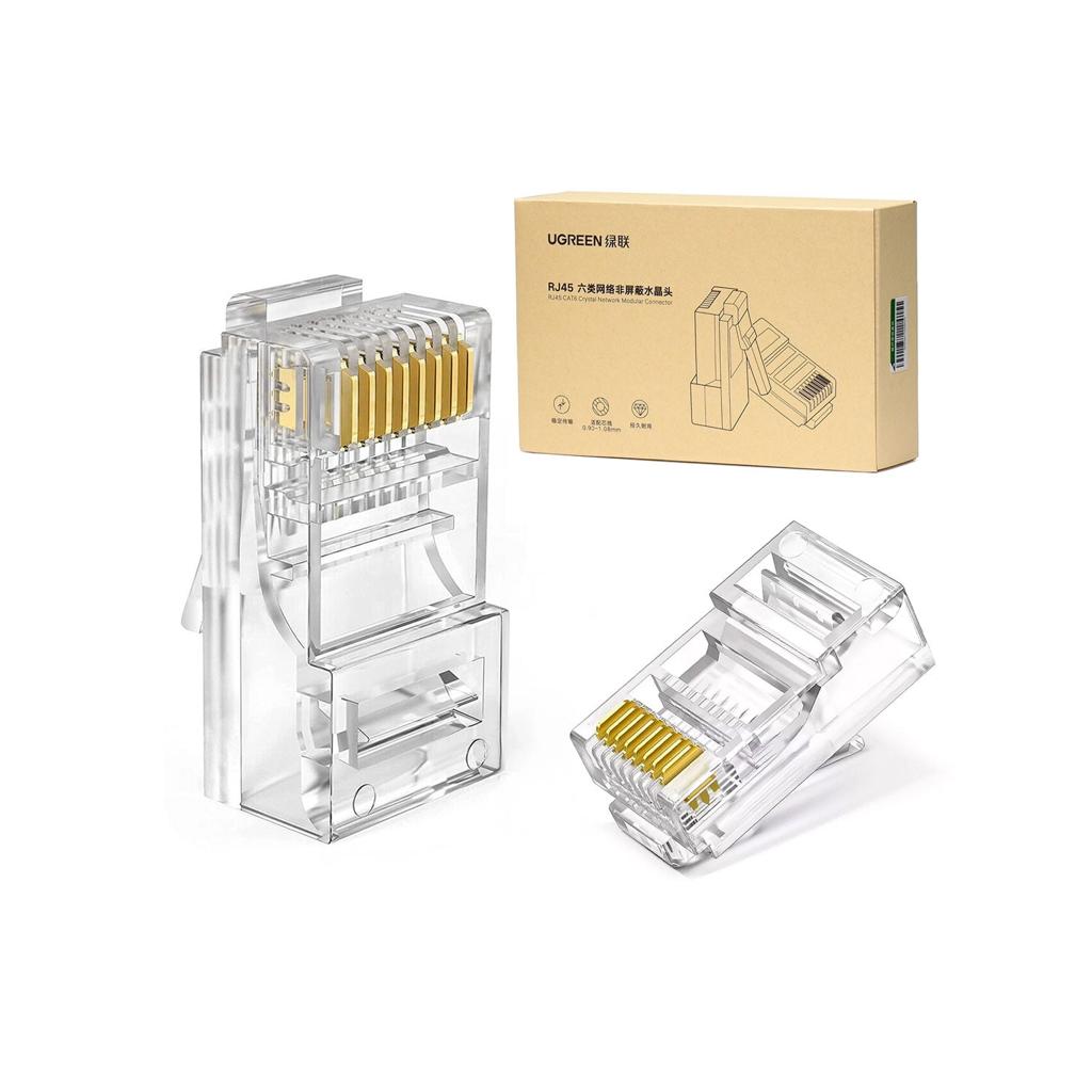 UGREEN NW120 Cat6 RJ45 Unshielded Connector - 100 Pack image 2