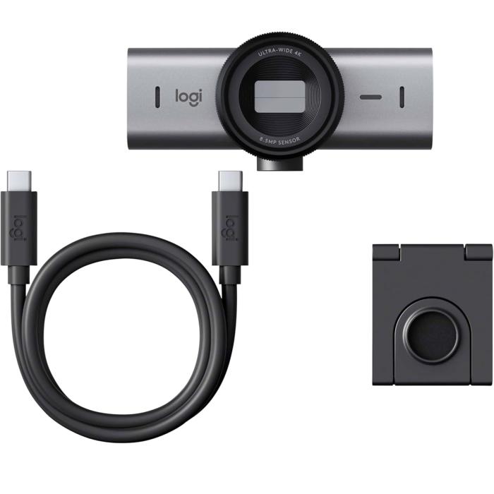 LOGITECH MX BRIO 4K ULTRA HD WEBCAM (GRAPHITE) image 3