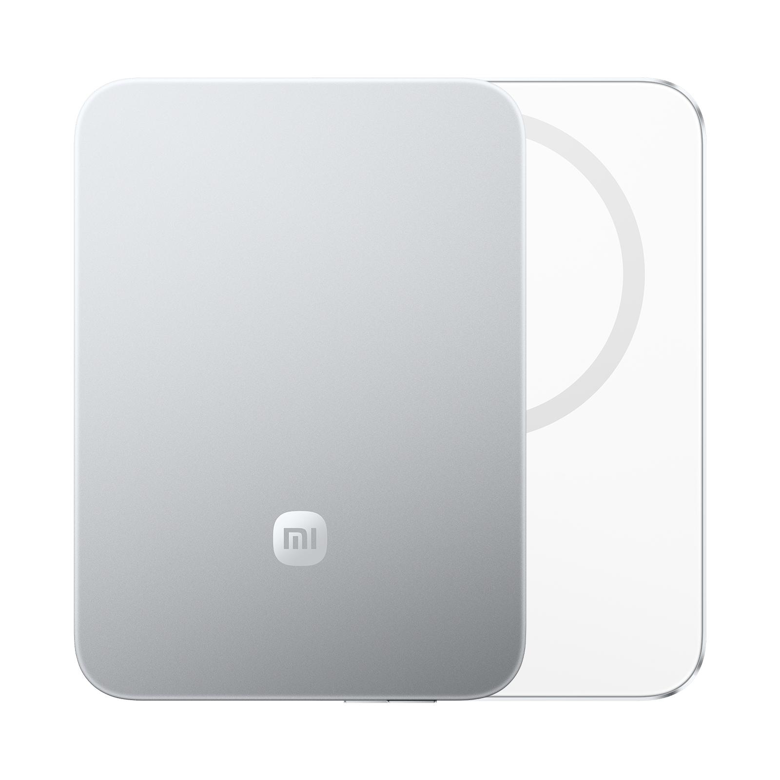 XIAOMI ULTRATHIN MAGNETIC POWER BANK 5000 15W GLACIER SILVER image 2
