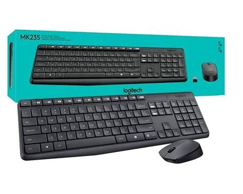 LOGITECH MK235 WIRELESS KEYBOARD AND MOUSE COMBO