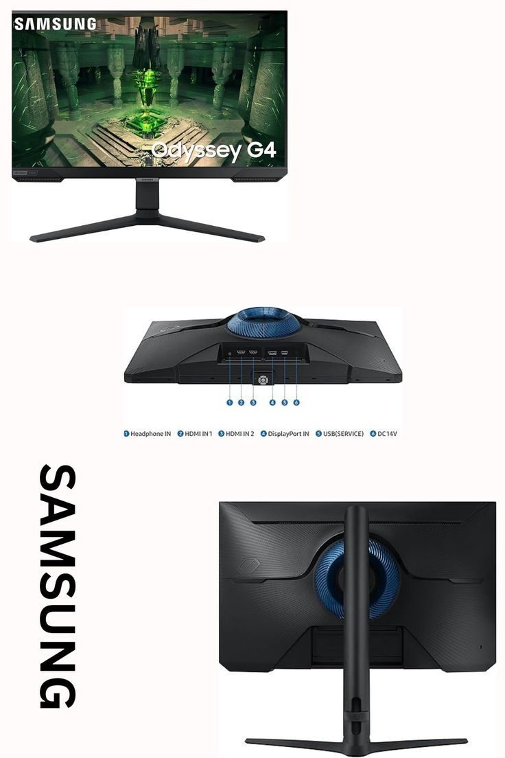 Samsung Odyssey G4 25-inch IPS FHD 240Hz Gaming Monitor image 3