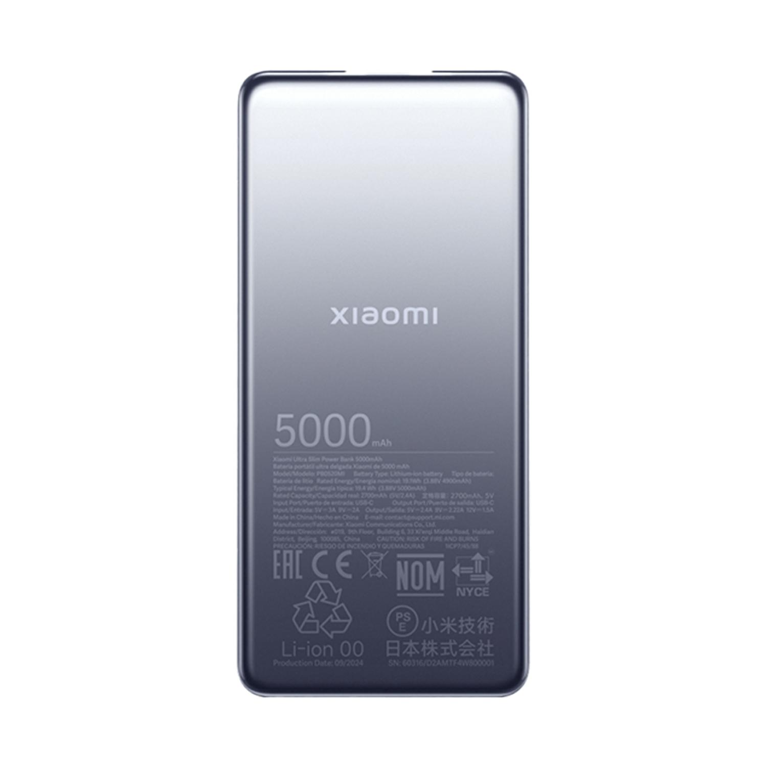 XIAOMI ULTRA SLIM POWER BANK 5000MAH GL