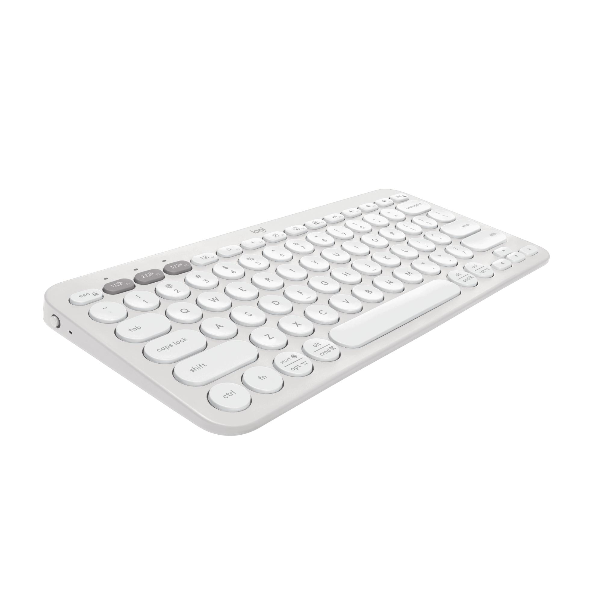 Logitech K380S Multi-Device Bluetooth Keyboard - Off White image 2