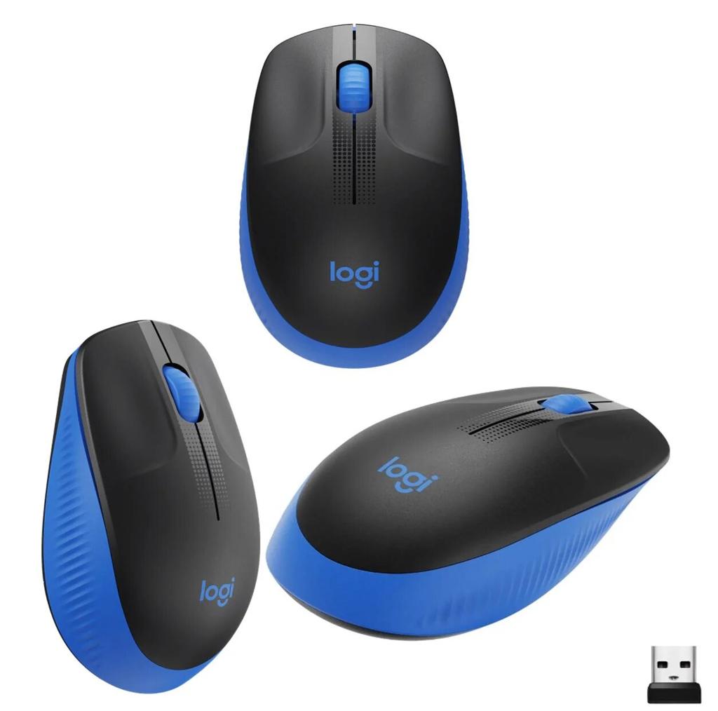 Logitech M191 Full-size wireless mouse - Blue image 2