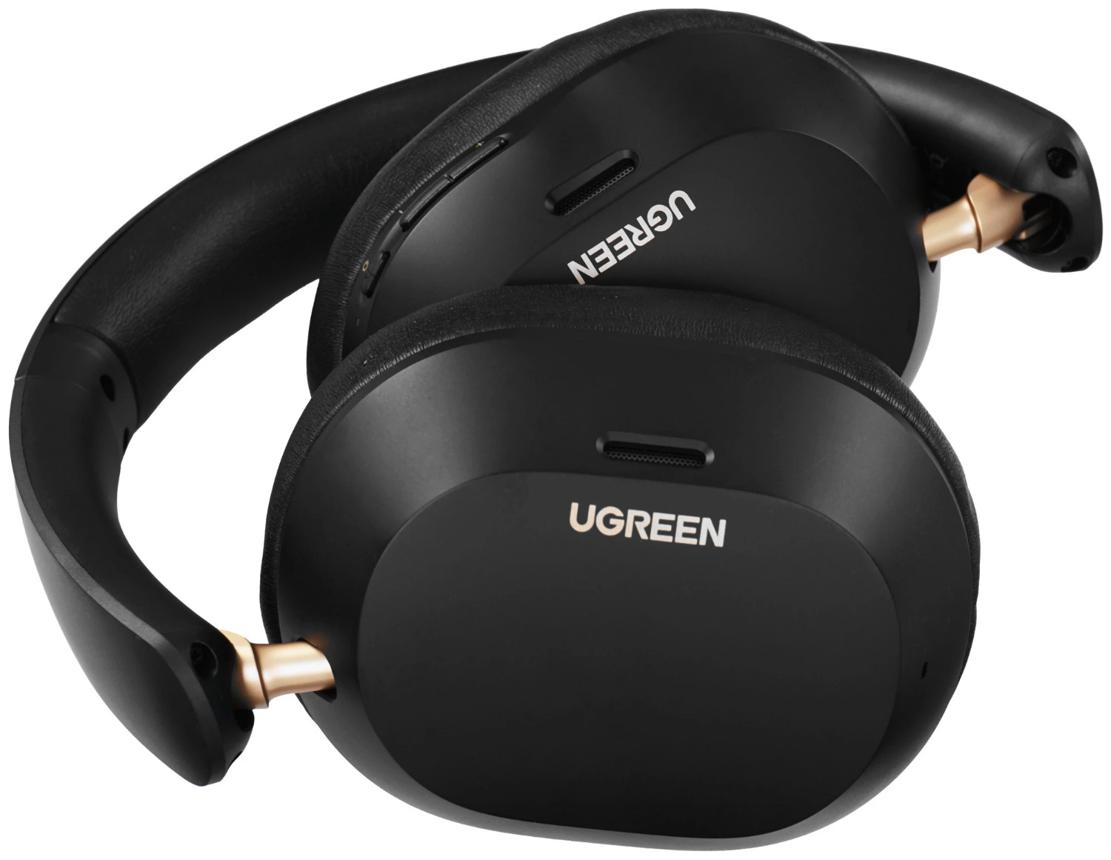 UGREEN HP203 HiTune Max5c Over-ear Bluetooth Headphone with Adaptive Noise Cancelling- Black image 3