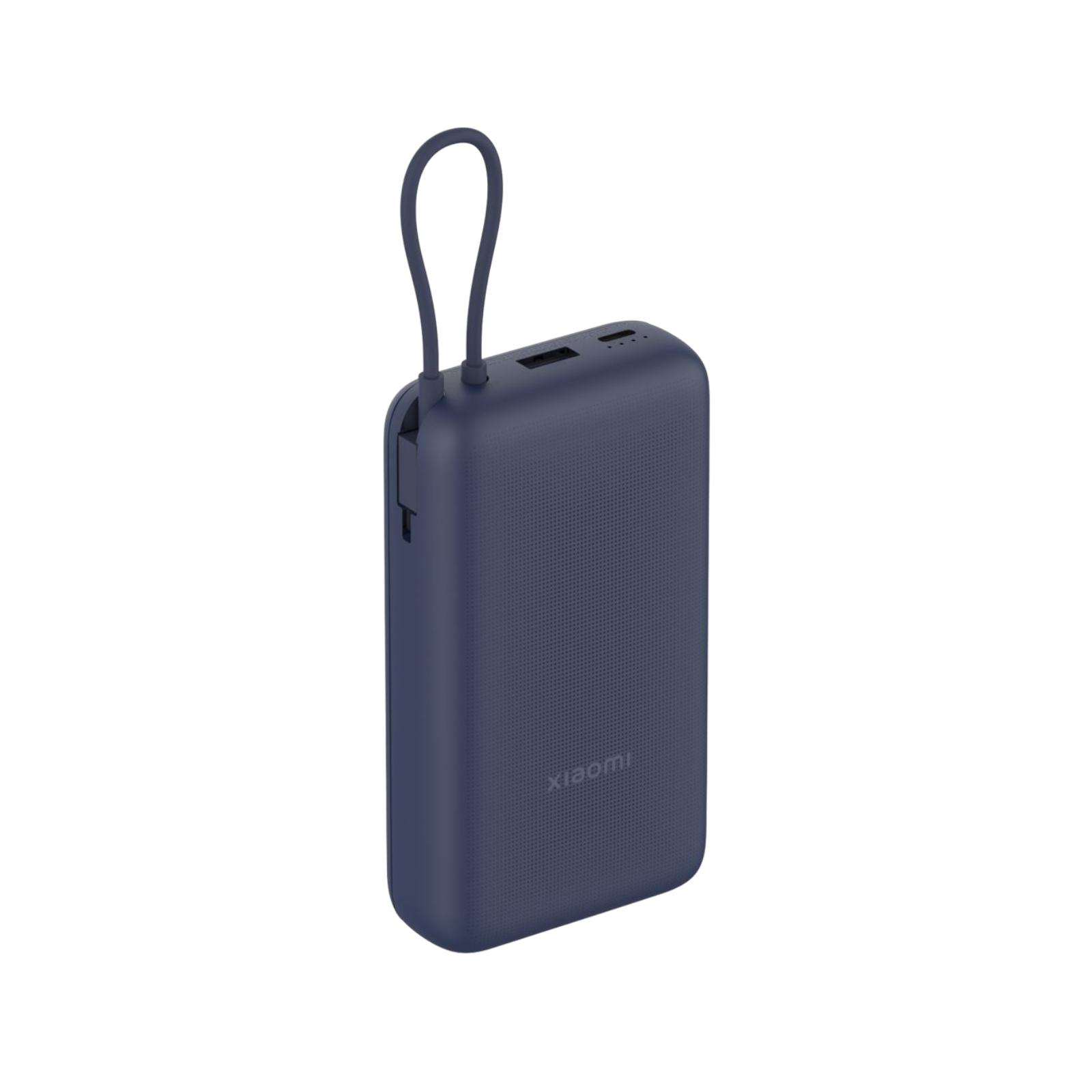 XIAOMI 33W POWER BANK 20000MAH (INTEGRATED CABLE) BLUE GL image 2