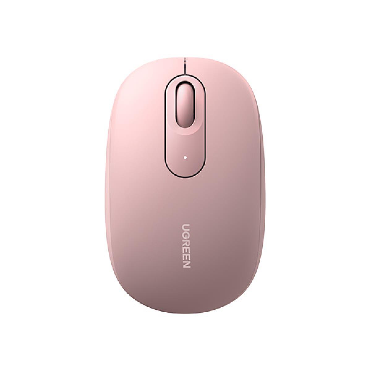 UGREEN MU105 2.4G Wireless Mouse (With Long Life Battery) -Cherry Pink image 2