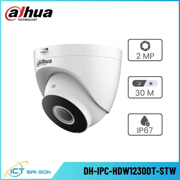 IPC‑HDW1230DT‑STW (Wi‑Fi Eyeball) 2MP Network Camera, RJ45 Ethernet & wifi connectivity, 2 MP (1920 × 1080) @ up to 25/30 fps,Day/Night Mode: Auto... image 2