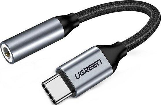UGREEN AV142 USB-C to 3.5mm Female Audio Adapter 10cm Gray image 2