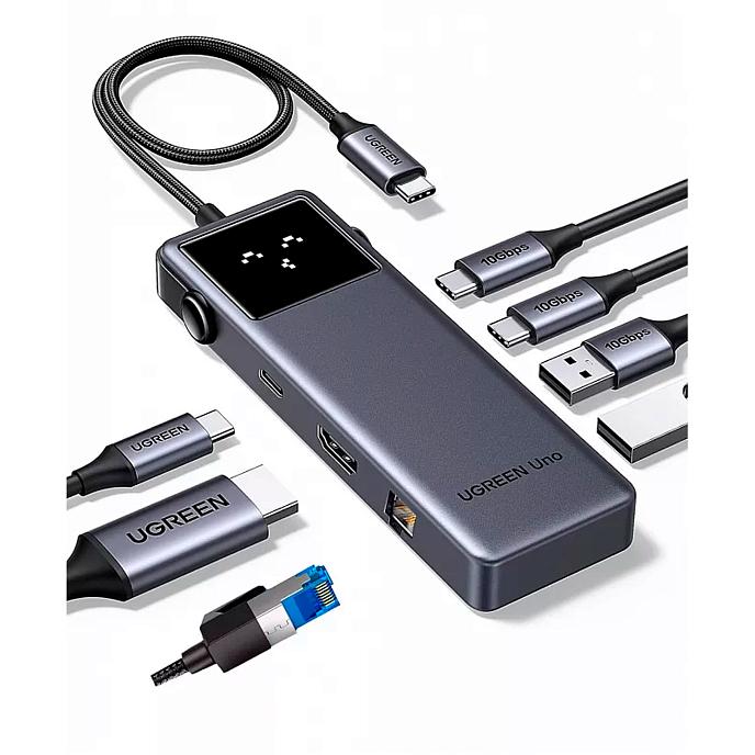 UGREEN CM888 7-in-1 UNO USB-C Dock with RJ45, HDMI 4K 60Hz and PD image 3