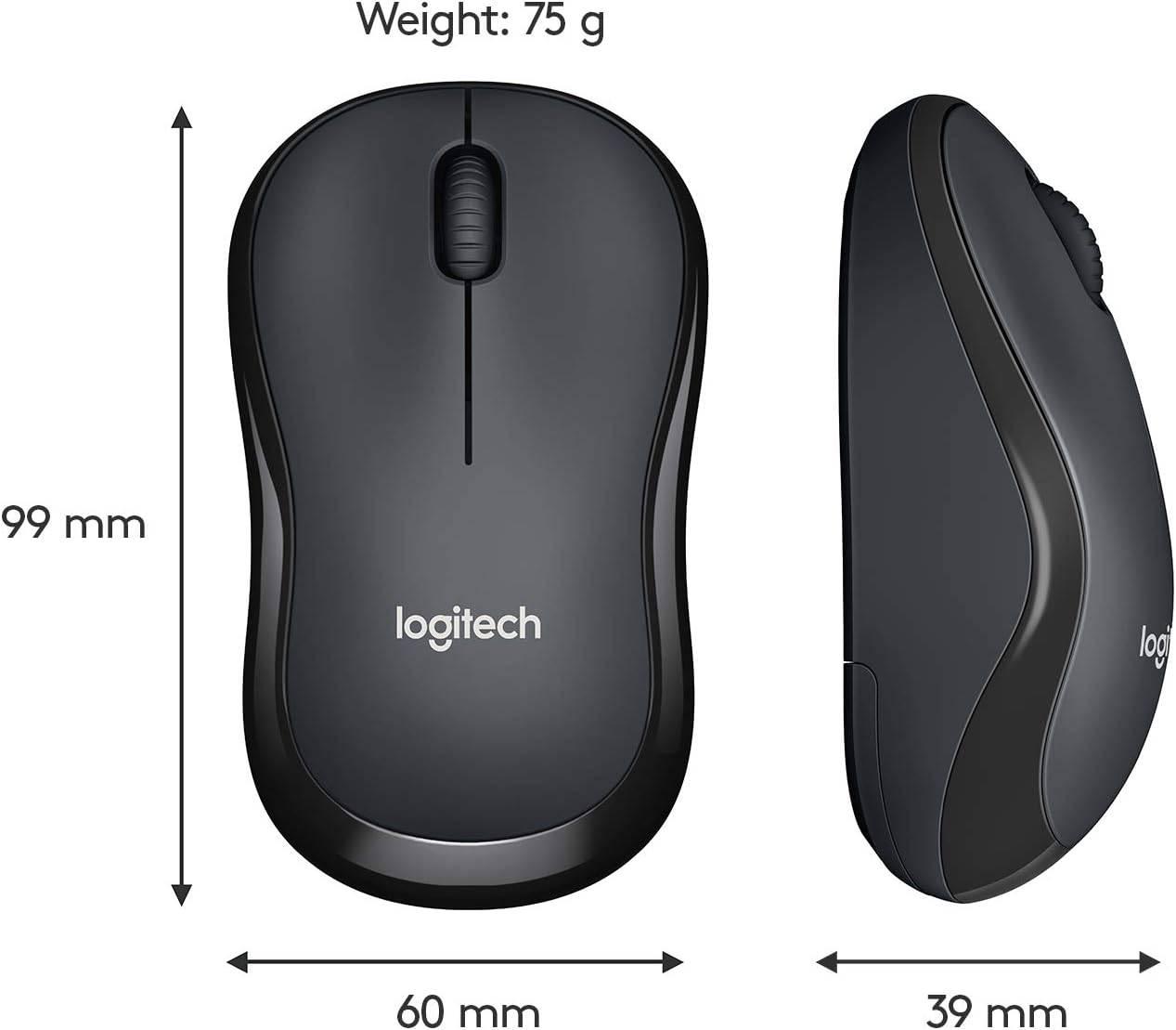 LOGITECH M220 SILENT CHARCOAL MOUSE image 3