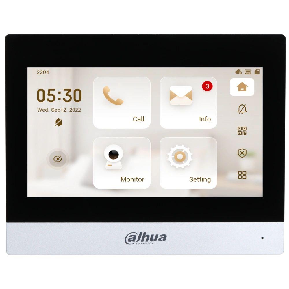 DAHUA KTH01-IP Video Intercom Touchscreen Monitor-7 inch touchscreen display,Supports two‑way audio talk, 1024 × 600 resolution,Built‑in speaker &... image 2
