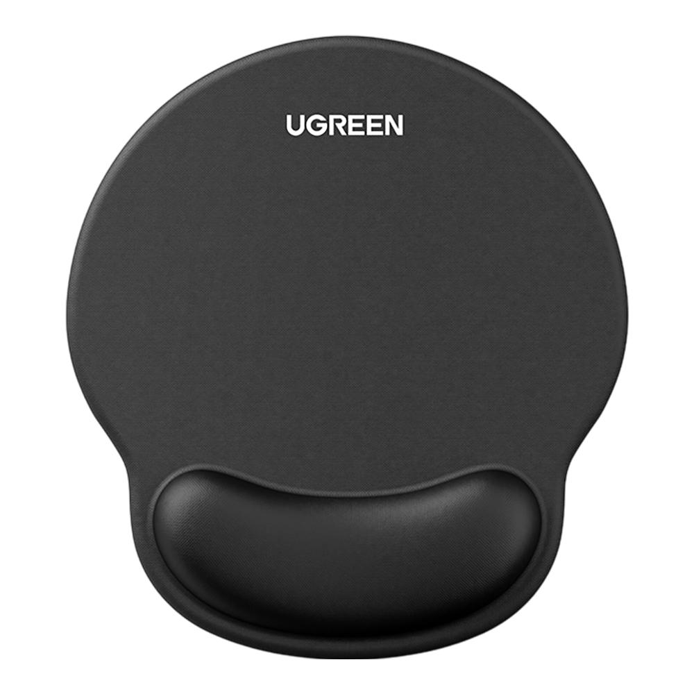 UGREEN LP668 Ergonomic Mouse Pad(with Wrist Support)-Stray Night Black - Size: 220*245*5 mm image 2