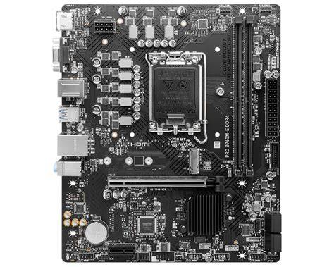 MSI PRO B760M-E motherboard image 3